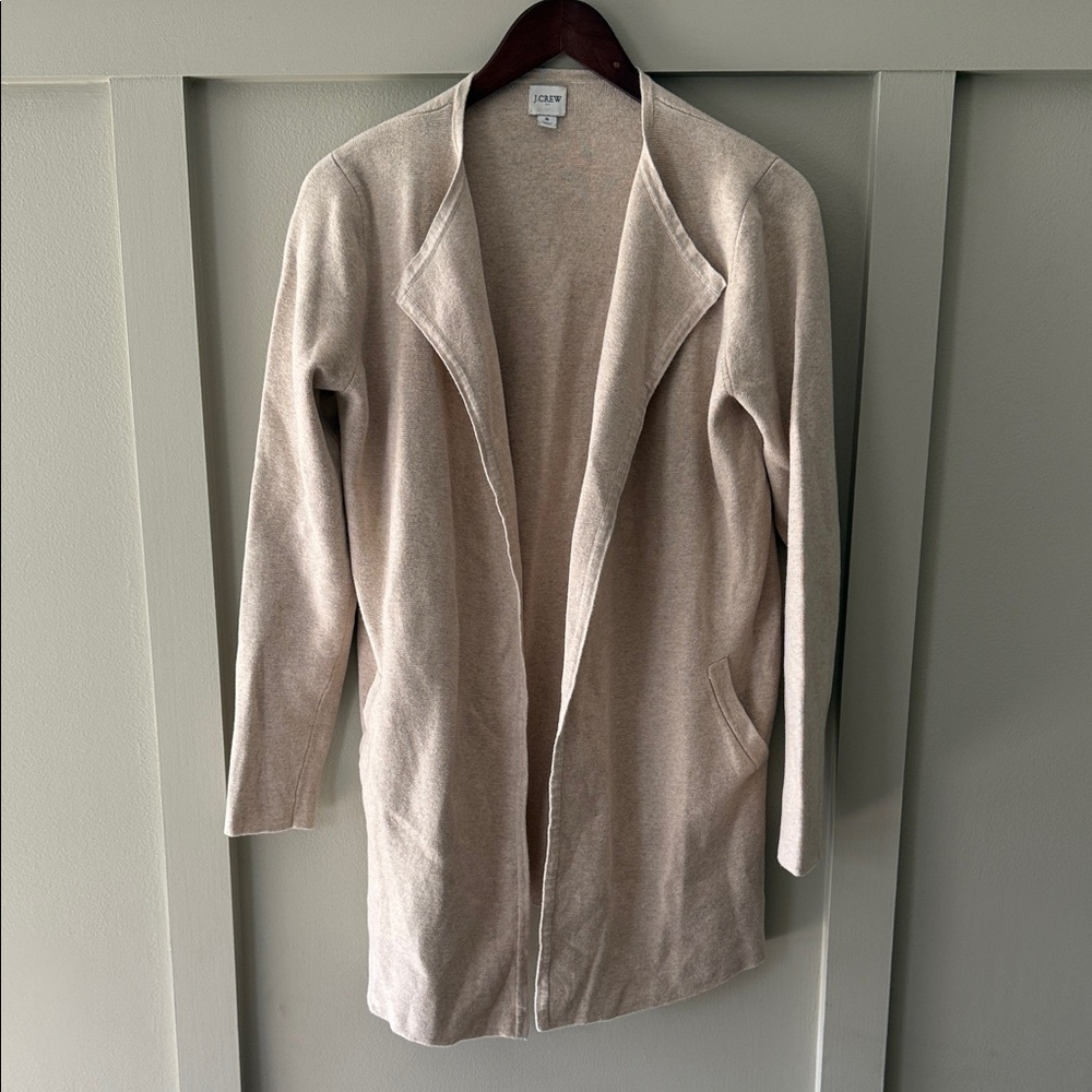 J. Crew Juliette Collarless Sweater Blazer Open Cardigan - Picture 2 of 8